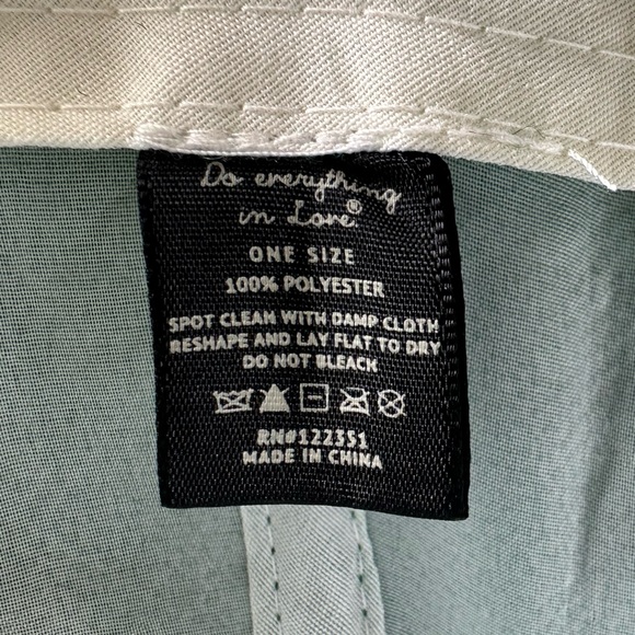 NWT Do Everything In Love Solid Sherpa Baseball Cap Kelly Green - Picture 8 of 8